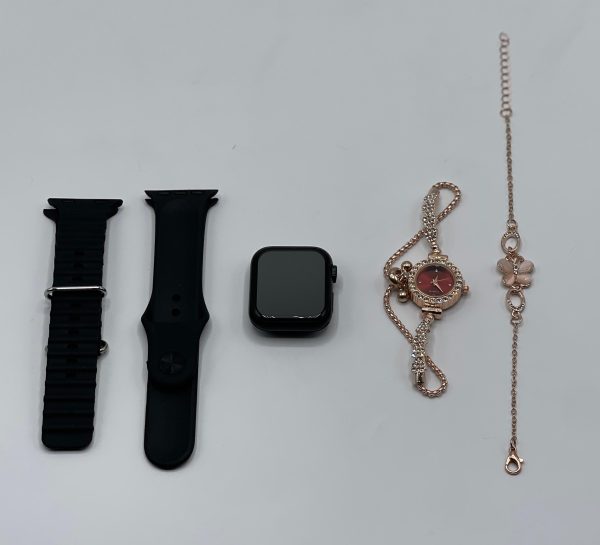 Wedding Gift GM68 Ultra Mini Smartwatch + Quartz Bracelet Watch Combo Wedding Gift GM68 Ultra Mini Smartwatch + Quartz Bracelet Watch Combo