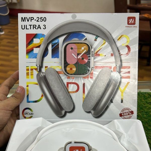 Ultra MVP-250 Smartwatch + Wireless Headphones Combo Ultra MVP-250 Smartwatch + Wireless Headphones Combo