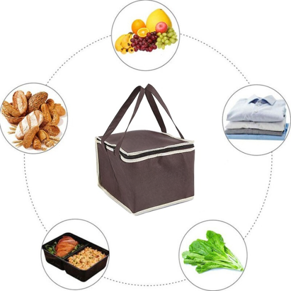 Portable Insulated Lunch Bag | Foldable Cooler & Thermal Picnic Tote for Food Portable Insulated Lunch Bag | Foldable Cooler & Thermal Picnic Tote for Food