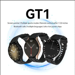 GT1 Smart Watch – Fitness Tracker, Heart Rate Monitor & Notifications