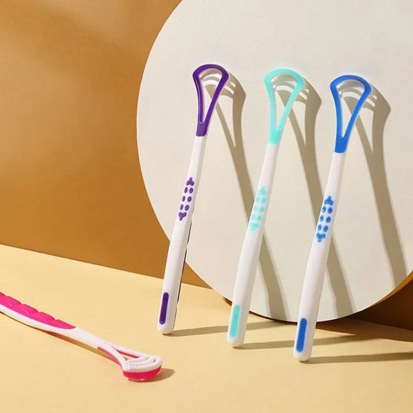 1-Piece Tongue Scraper (Double-Head) | Bad Breath Remover | Oral Hygiene Tool