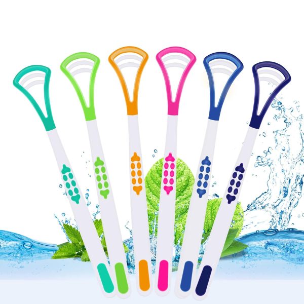 1-Piece Tongue Scraper (Double-Head) | Bad Breath Remover | Oral Hygiene Tool