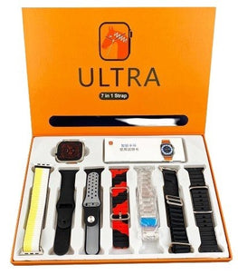 7-in-1 Ultra Smart Watch – Fitness Tracker with Heart Rate, Sleep Monitor & Blue