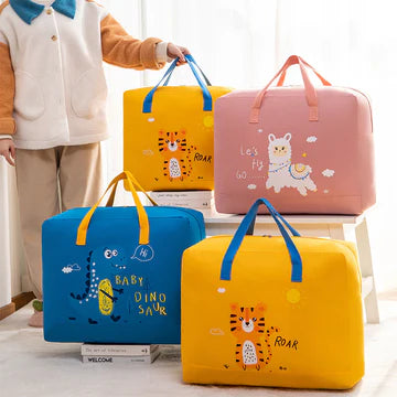 Baby Dinosaur Storage Bag Portable Cloth Organizer for Kids’ Essentials