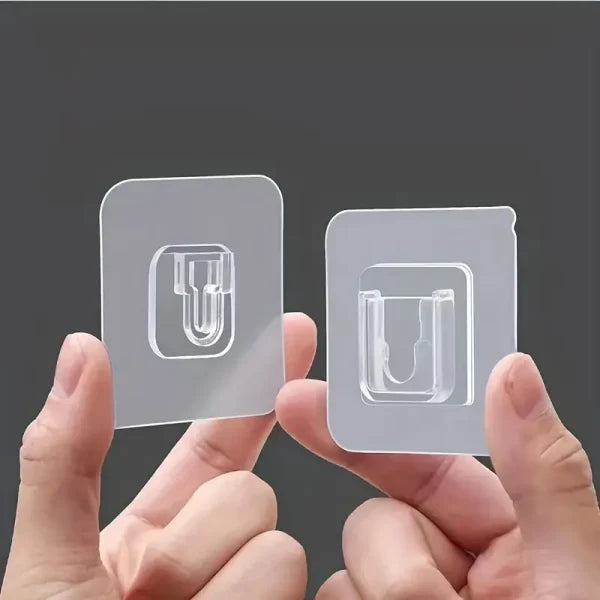 Invisible Double-Sided Wall Hooks