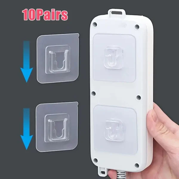 Invisible Double-Sided Wall Hooks