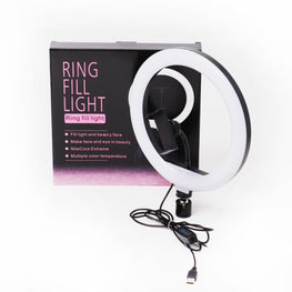 26cm LED Ring Light with Phone Holder for Videos & Makeup