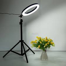 26cm LED Ring Light with Phone Holder for Videos & Makeup