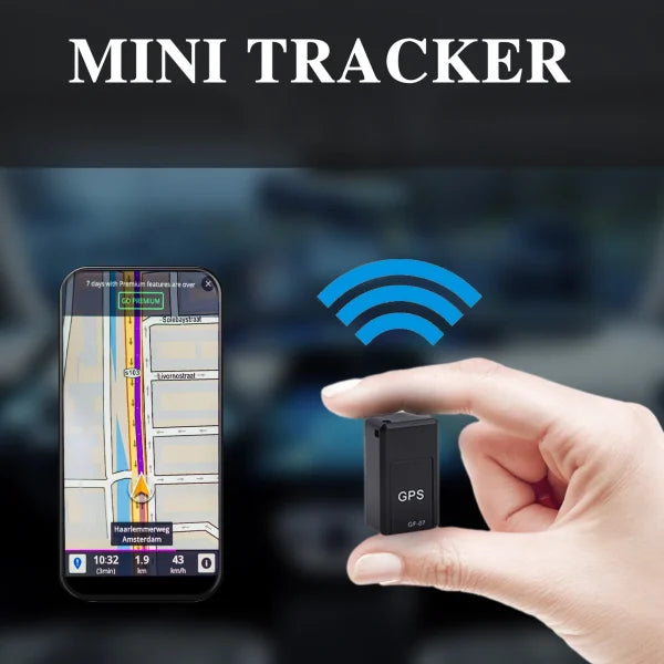 Mini GPS Tracker – Magnetic GPS Locator for Kids, Elderly, Wallet, Luggage &amp; Vehicle (No Box)