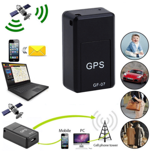 Mini GPS Tracker – Magnetic GPS Locator for Kids, Elderly, Wallet, Luggage &amp; Vehicle (No Box)