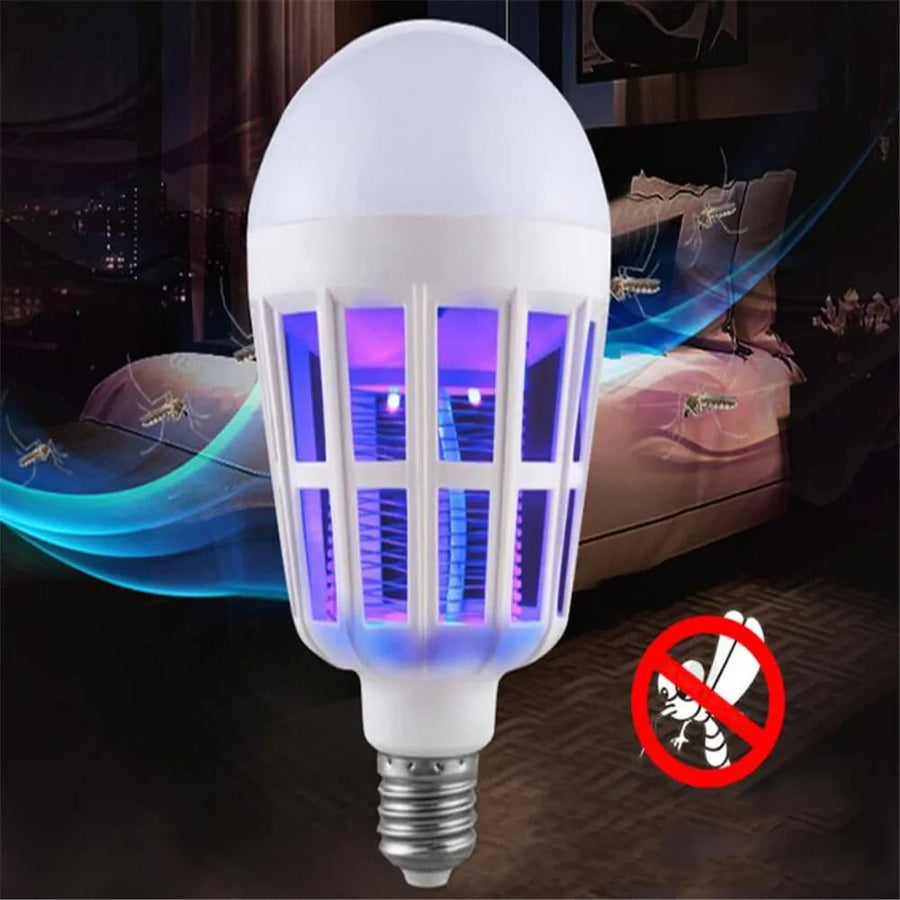 LED Mosquito Killer Bulb – 2-in-1 Light &amp; Insect Repellent for Home Use