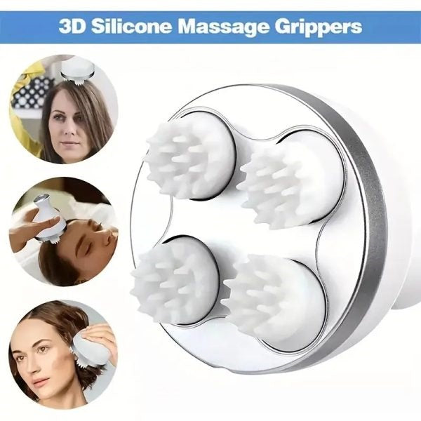 Electric Scalp Massager – 4 Moveable Massage Heads