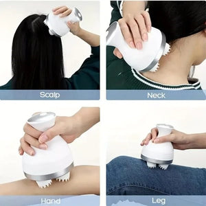 Electric Scalp Massager – 4 Moveable Massage Heads
