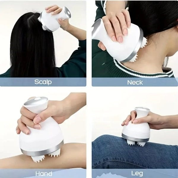 Electric Scalp Massager – 4 Moveable Massage Heads