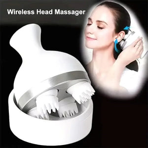 Electric Scalp Massager – 4 Moveable Massage Heads