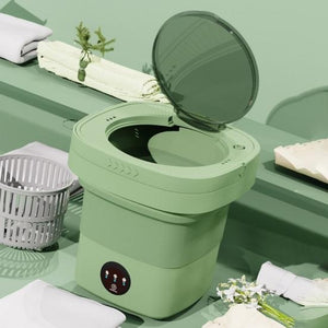 6.5L Foldable Portable Washing Machine – Mini Washer for Home &amp; Travel Use