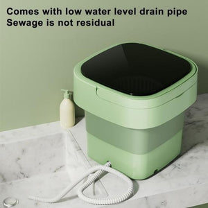 6.5L Foldable Portable Washing Machine – Mini Washer for Home &amp; Travel Use