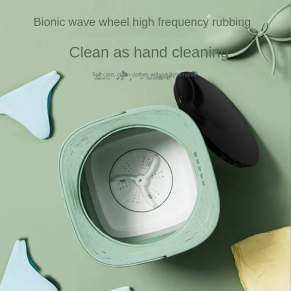 6.5L Foldable Portable Washing Machine – Mini Washer for Home &amp; Travel Use